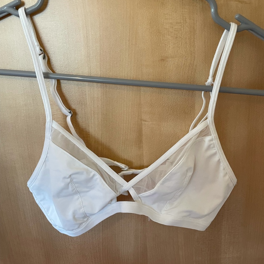 White bralette